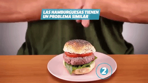 vix_com giphygifmaker comer hacks hamburguesas GIF