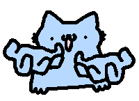 Cat Basketball Sticker by sillynub