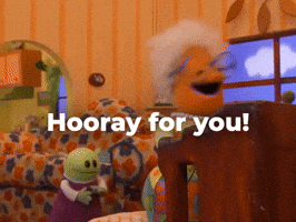 Hooray for you!