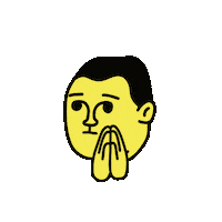 Face Thank You Sticker