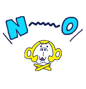 MONJARUInc giphyupload やだ 嫌 いやだ Sticker