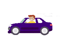 Motionisator smile car travel joy Sticker