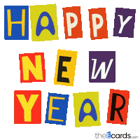 theecards happy new happy new year new year Sticker