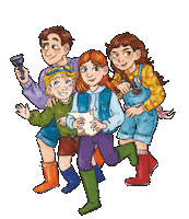 Illustration Kids Sticker by Sara Blædel