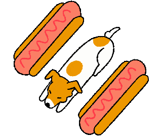 Dog Doggie Sticker