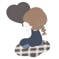 ブラック Sticker