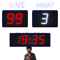 3 Away Sticker