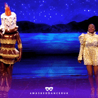 Dance Fire GIF by The Masked Singer UK & The Masked Dancer UK