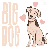 Big Dog Love Sticker by Best Friends Animal Society