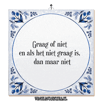 Ontspanning Genieten Sticker by Tegelspreuken.nl