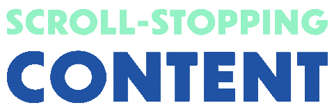 Scroll-Stopping Sticker by Content Factory