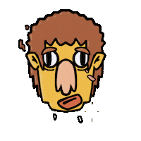 Weirdo Weird Face Sticker by subtlestrokes