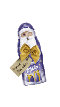 Christmas Santa Sticker by Milka