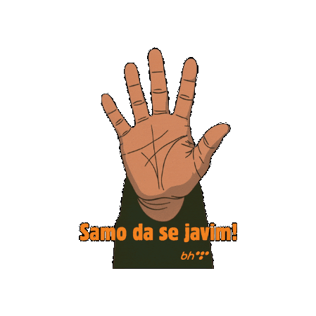 bhtelecom giphygifmaker hello wave ciao Sticker