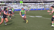 Womens Rugby League Try GIF by Canberra Raiders