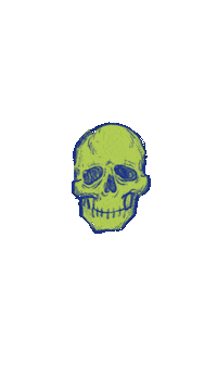 muskaan_rudhra head skulls skull head muskaan 1 Sticker