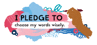 Pledge Stigma Sticker by Let's Stop HIV Together