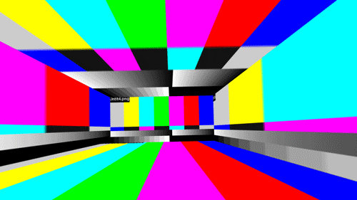 alexkao giphyupload adobe tunnel color bars GIF