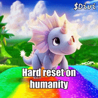 Rainbow Sky GIF by Divineasaur