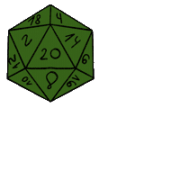 Rolling Dungeons And Dragons Sticker