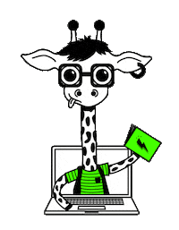 Festival Giraffe Sticker by Ainara GM