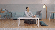 lumio book reading on my way leaving home GIF