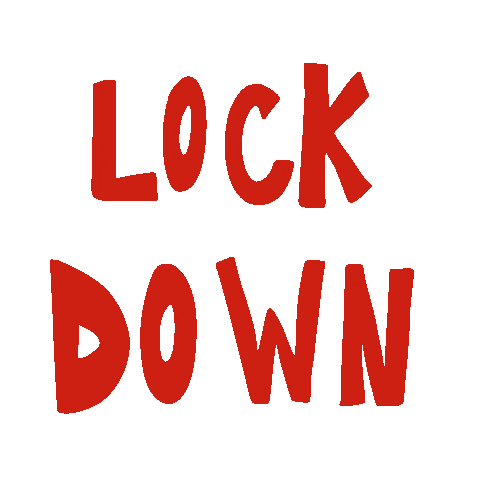 Quarantine Lockdown Sticker