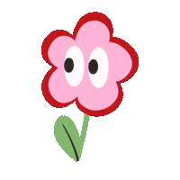 Pink Cartoon Sticker