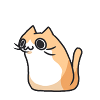Cat Sticker by bunny_is_moving