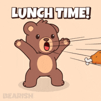 Hungry Teddy Bear GIF by BEARISH