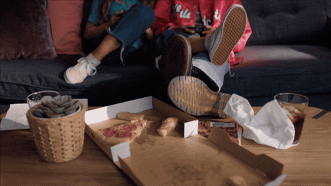Video Games Pizza GIF by Brat TV