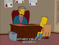 sad bart simpson GIF