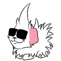Guinea Pig Sunglasses Sticker