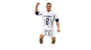 Look Over Mens Lacrosse Sticker by Delaware Blue Hens