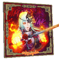 Fire Fantasy Sticker by DigiDaigaku