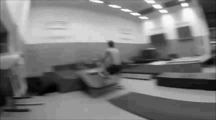 black and white gymnastics GIF