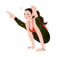 Yoga Yogini Sticker