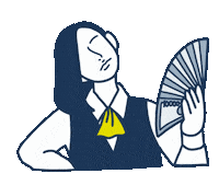 318sio money cash bank banker Sticker