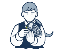 318sio money cash bank banker Sticker