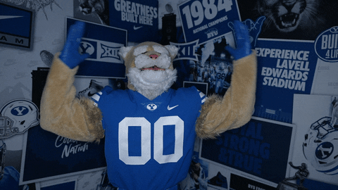 Byu Football Goal GIF by BYU Cougars