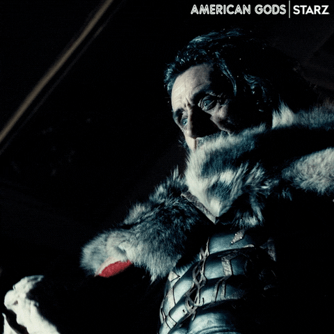 Ian Mcshane Thank You GIF by American Gods