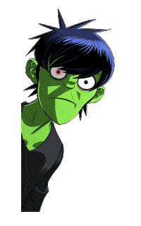 Murdoc Niccals Sticker by Gorillaz