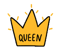 My Queen Sticker by Zinaida Kazantseva