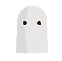 byminujarte love ghost nerd comic Sticker
