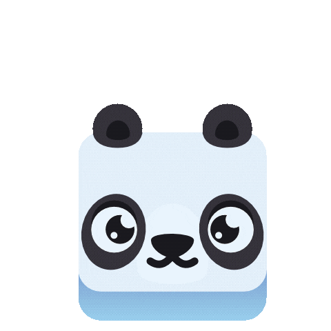Sick Panda Bear Sticker by Blooket