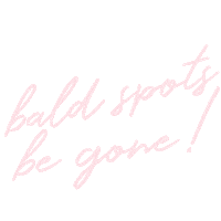 Bald Spots Be Gone Sticker by Silky Tots