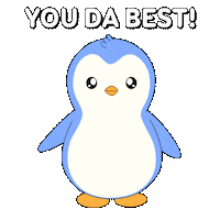 Well Done Win Sticker by Pudgy Penguins