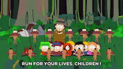 scared stan marsh GIF by South Park 