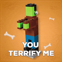 scare me halloween GIF by LEGO