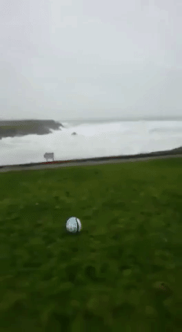 football with storm eleanor GIF